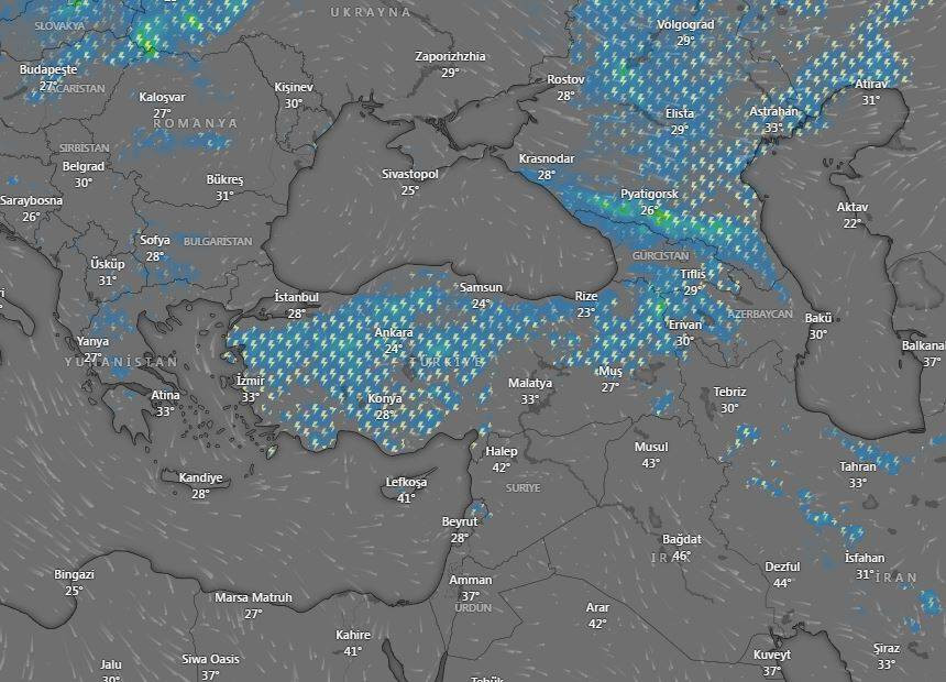 Meteoroloji'den 13 il için kuvvetli yağış uyarısı! Sel, sağanak, yıldırım ve dolu… - Resim: 12